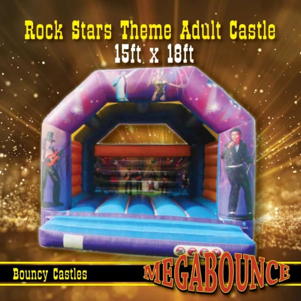15ft X 18ft Rock Stars Adult Bouncy Castle
