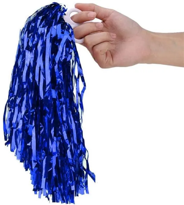 Budget Pom Poms In Assorted Colours (price Is For A Pair)