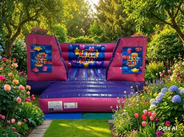 15ft X 12ft Pink And Purple  Box Indoor Castle - Balloon Theme Generic