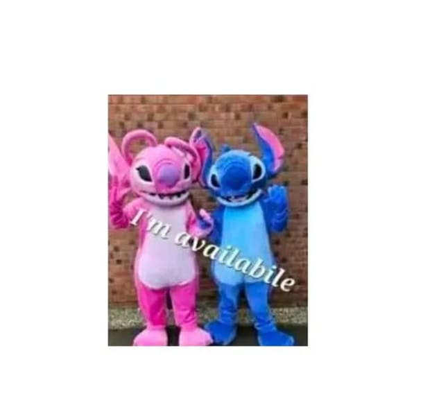 Stitch And Angel Mascot Hire