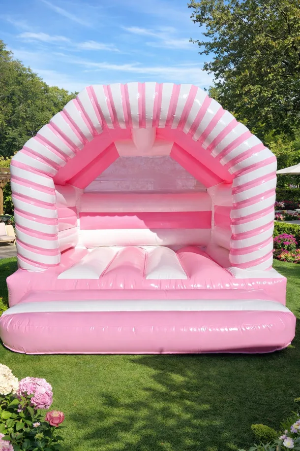 Pink Twist Bouncy Castle