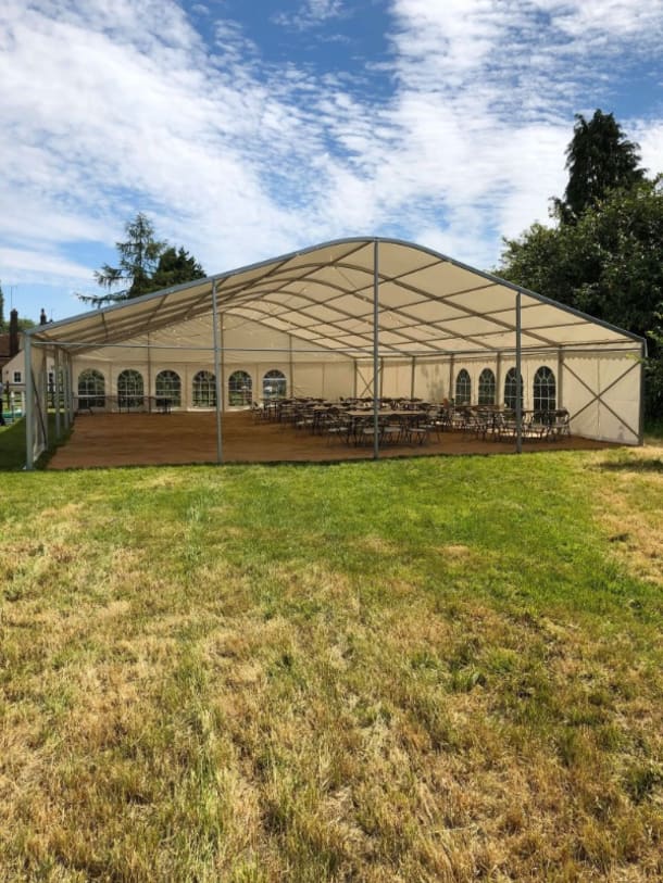 12m X 15m Marquee Hire