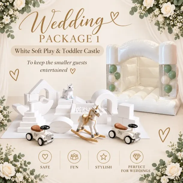 Wedding  Package 1- Toddler Bouncy Castle And Soft Play