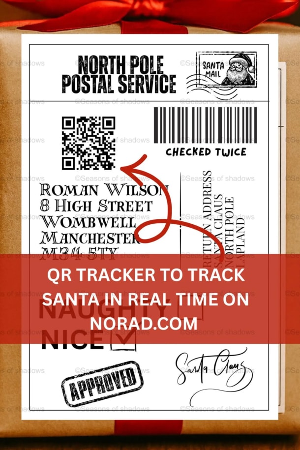 North Pole Present Labels