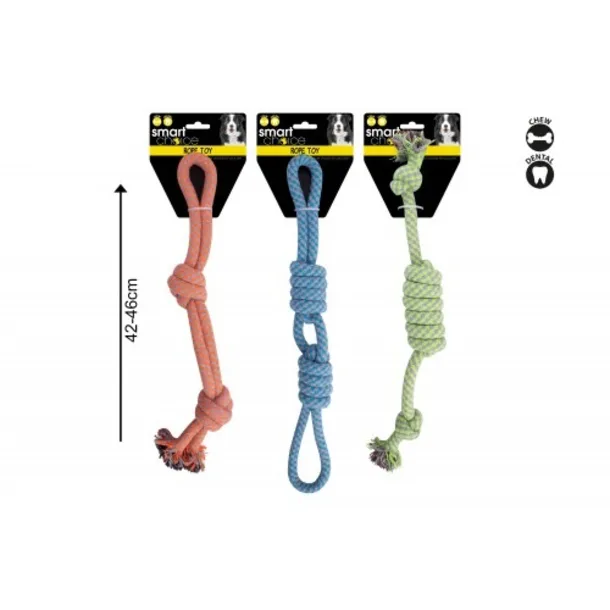 Smart Choice Pastel Knotted Rope Tug Toy