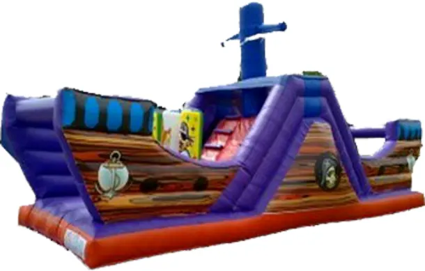 32x12ft Galleon Slide And Assault Course