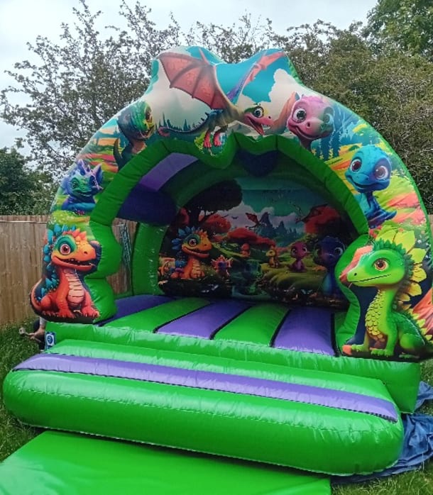 Dino Party Time Bouncer