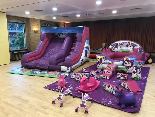 Unicorn Slide & Soft Play