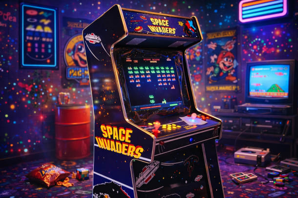 Retro Arcade Machine
