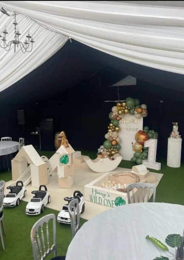 Beige And White Soft Play Set