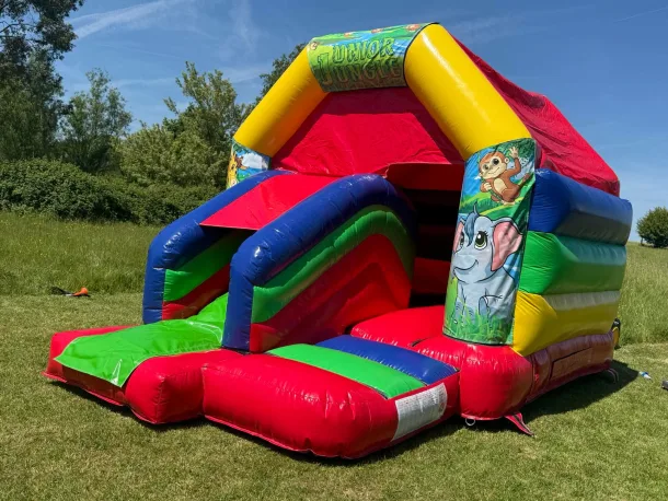 Jungle Themed Multicoloured Bounce And Slide