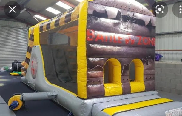 Battle Zone Bouncy Castle