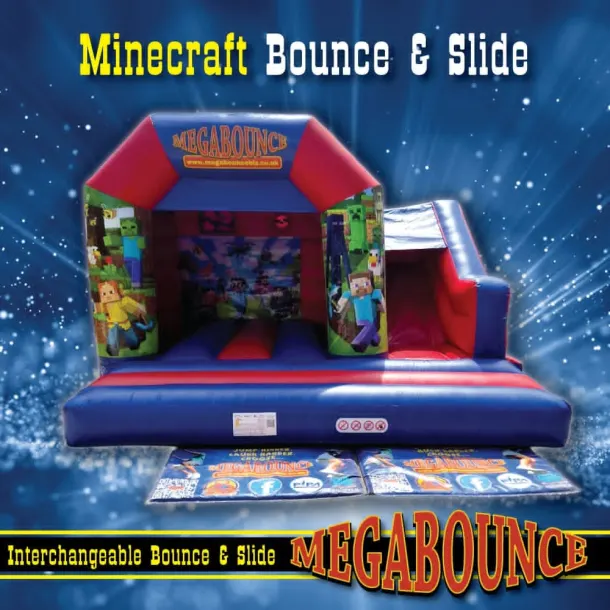 15ft X 15ft Minecraft Themed Bouncy Castle