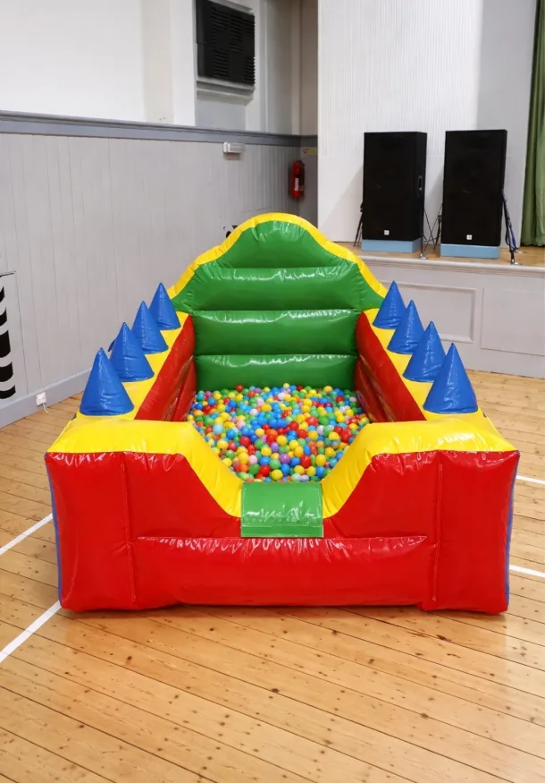 Multi Coloured Ballpool With Air Jugglers