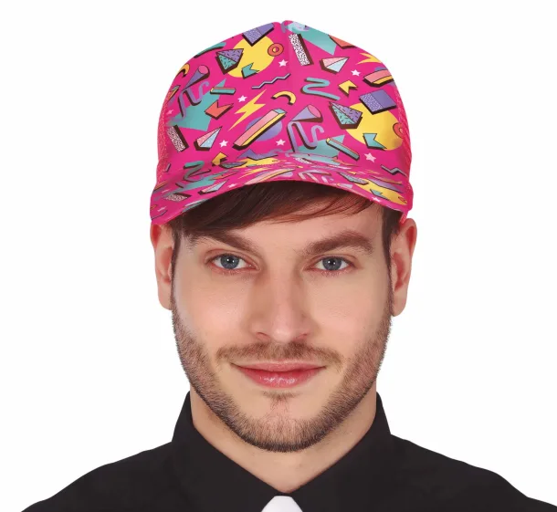 Pink 80s Cap