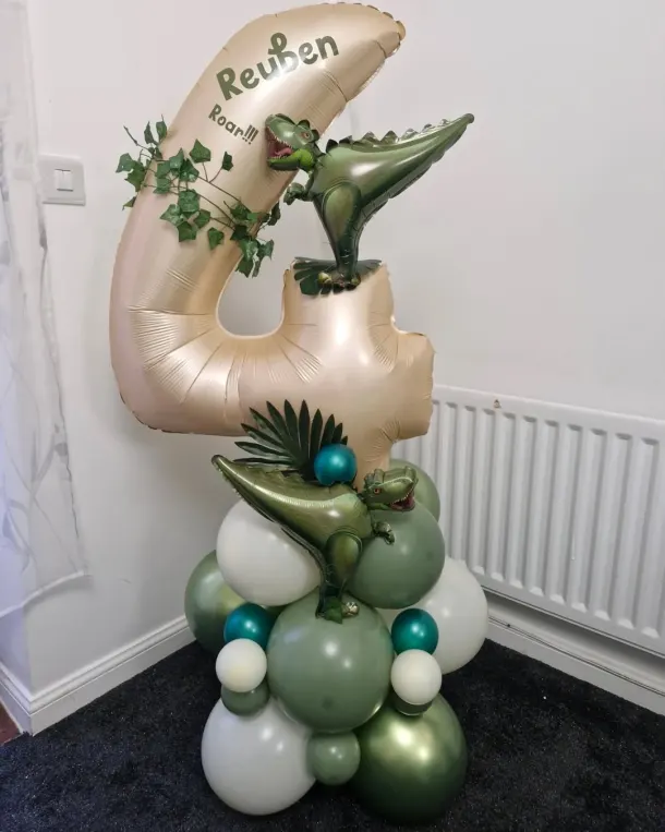 Dinosaur Bday Balloon