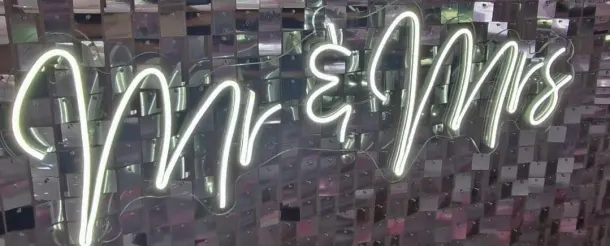 Mr And Mrs Neon Sign