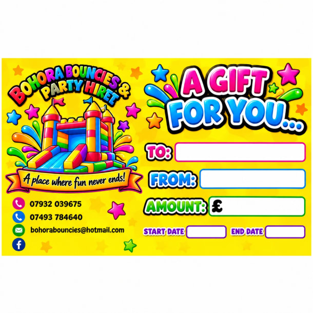 75 Pound Gift Voucher