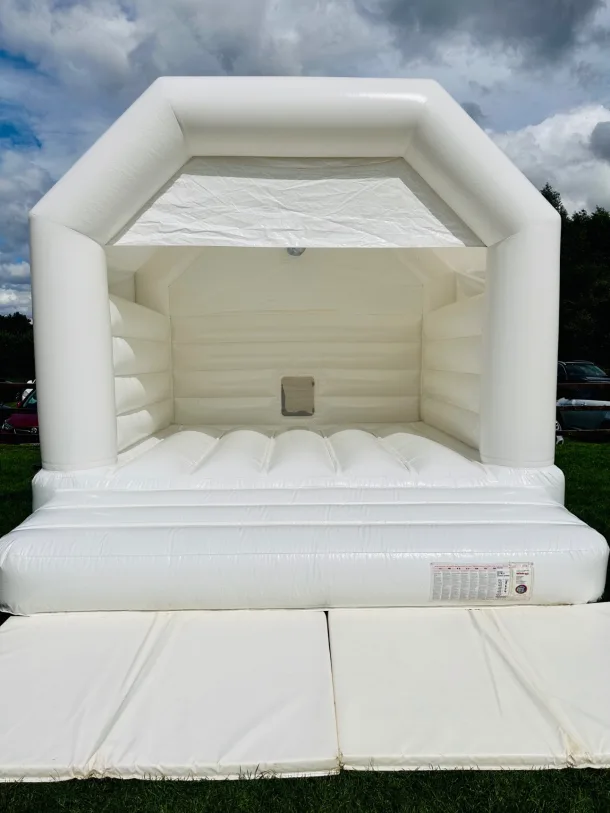 White Bouncy Castle