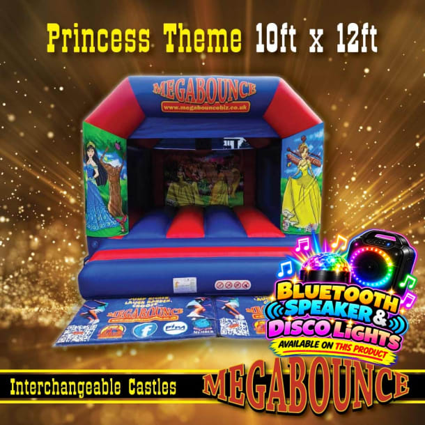 10ft X 12ft Princess Themed Bouncy Castle