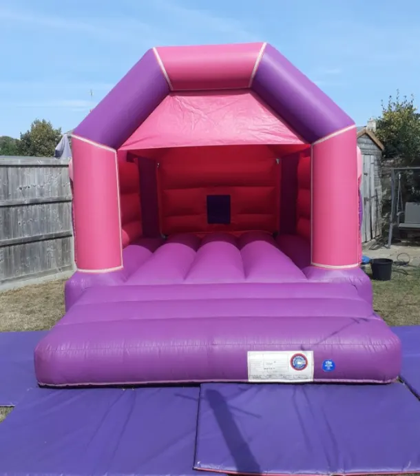 Purple And Pink 11x15ft Velcro Castle