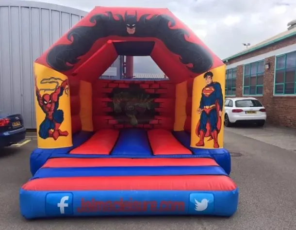 Super Hero Bouncy Castle 12 X 14 Feet