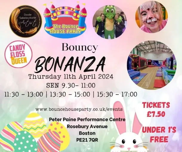 Bouncy Bananza Family Fun Day - 11th April 2024