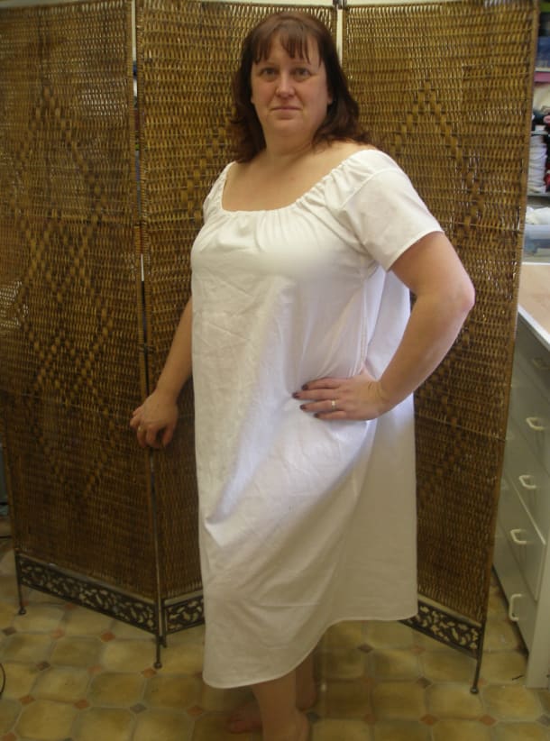 Regency Chemise In Cotton