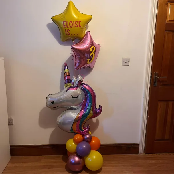 Unicorn Balloon Display