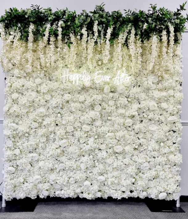 White Flowers And Foliage