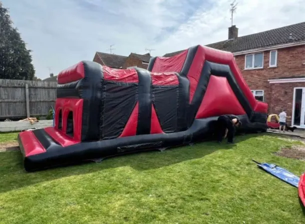 Red And Black 30ft Obstacle Course