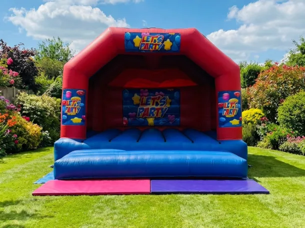 18ft X 15ft Blue And Red Castle - Balloons Theme Generic