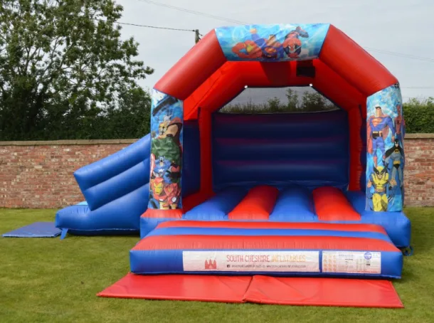 Marvel Slide Combo 15ft X 17ft Red And Blue