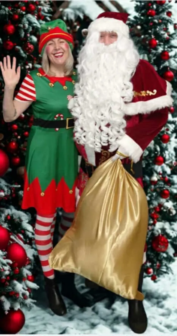 Santa And Cheeky Elf Home Visits