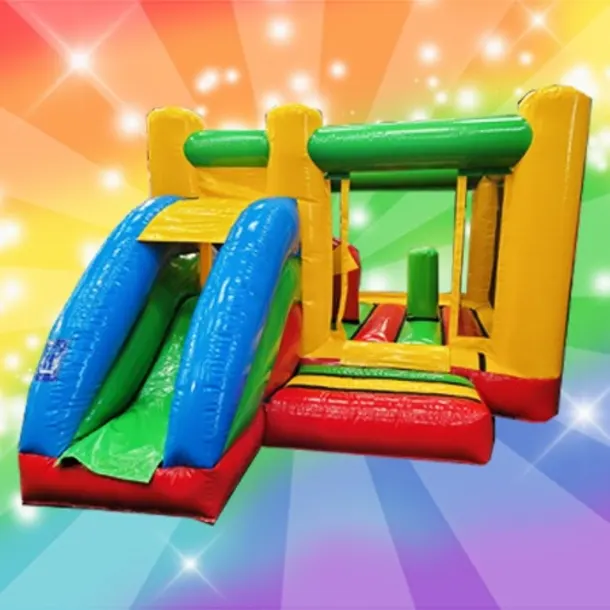 Multicoloured Activity Bouncy Castle