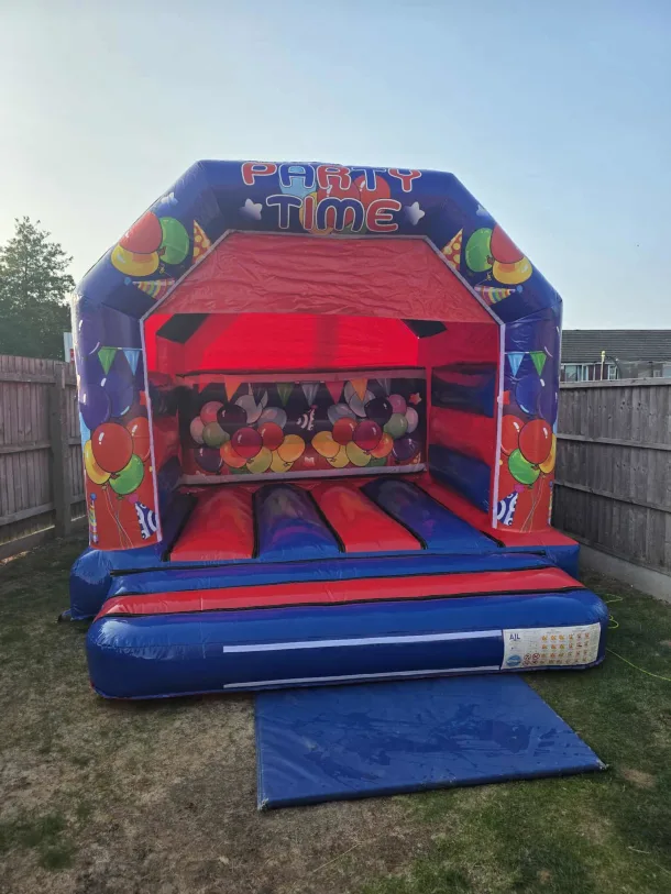 12ftx12ft Blue And Red Party Time