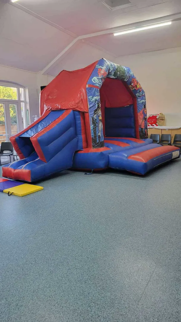 Blue And Red Superhero Combi