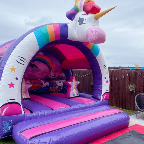 3d Unicorn Bouncy Castle