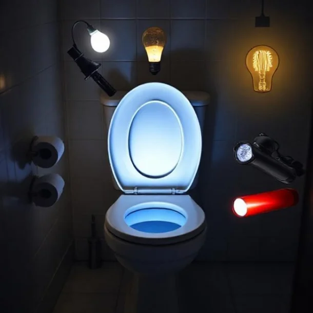Event Toilet Hire Led Lights