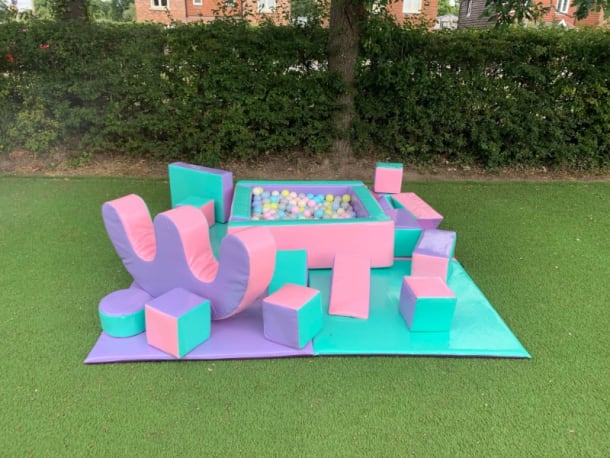 Pastel 17 Piece Soft Play And Ball Pool