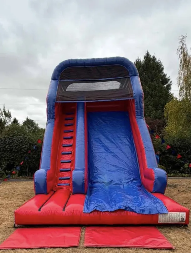 Blue Red 12ft Platform Slide