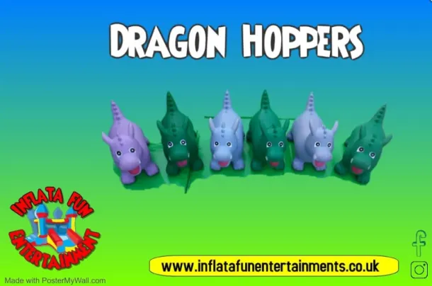 5 X Dragon Hoppers