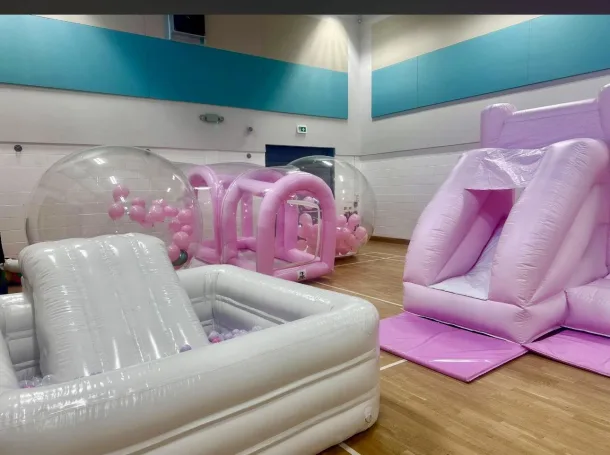 Any Bouncy Castle Double Balloon Dome And Giant Ball Pit