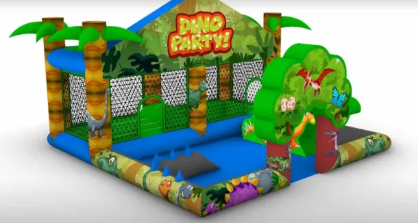 Dinosaur Inflatable Play Park