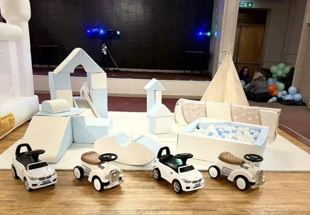 Blue And White Soft Play Set