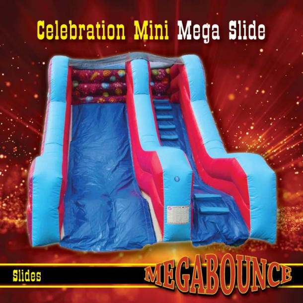 14.1ft Celebration Mini Mega Slide