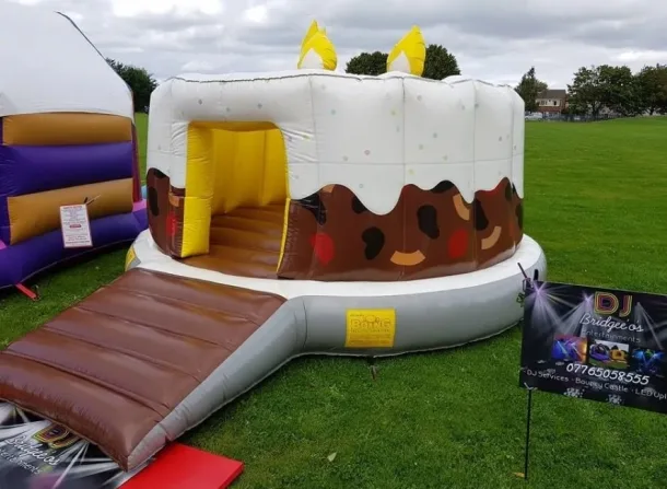 Birthday Cake Bouncy Castle