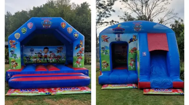 Paw Patrol Twin Bouncy Castle Package