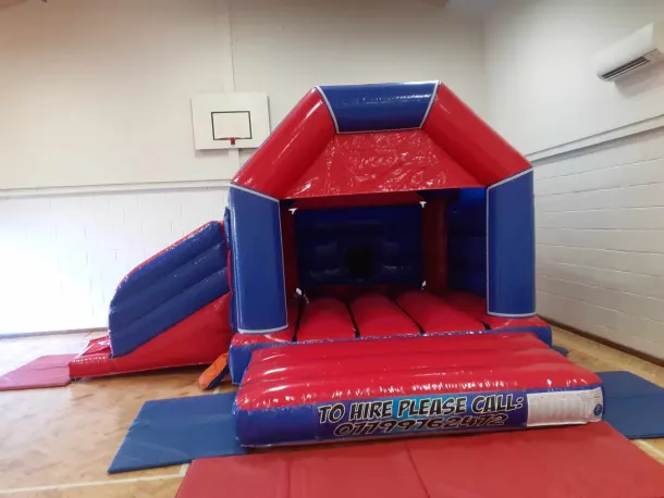 Red And Blue Combo Velcro Castle