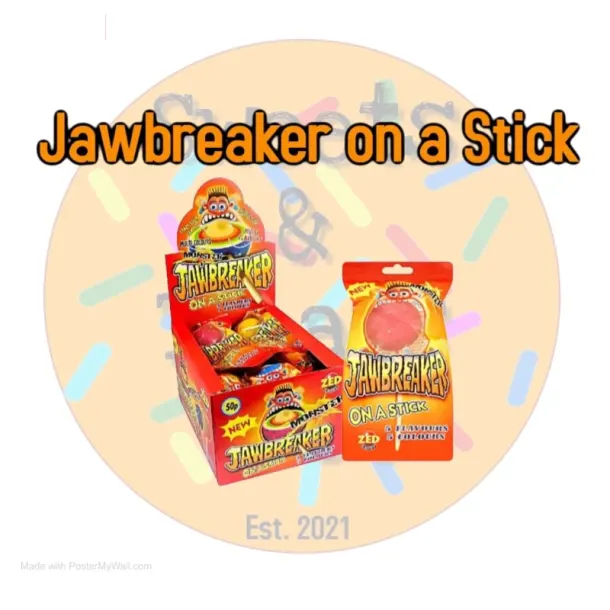 Zed Candy Monster Jawbreaker On A Stick